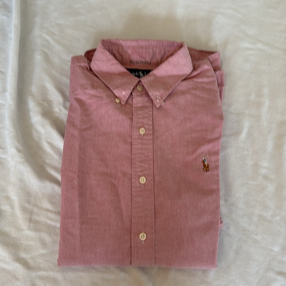 Mens Ralph Lauren button-down shirt large Name written inside collar - Picture 9 of 9
